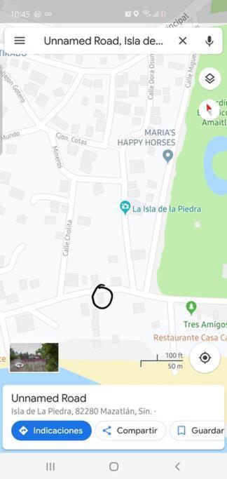 Casa A Pie De Playa Isla De La Piedra Apartman Mazatlán Kültér fotó